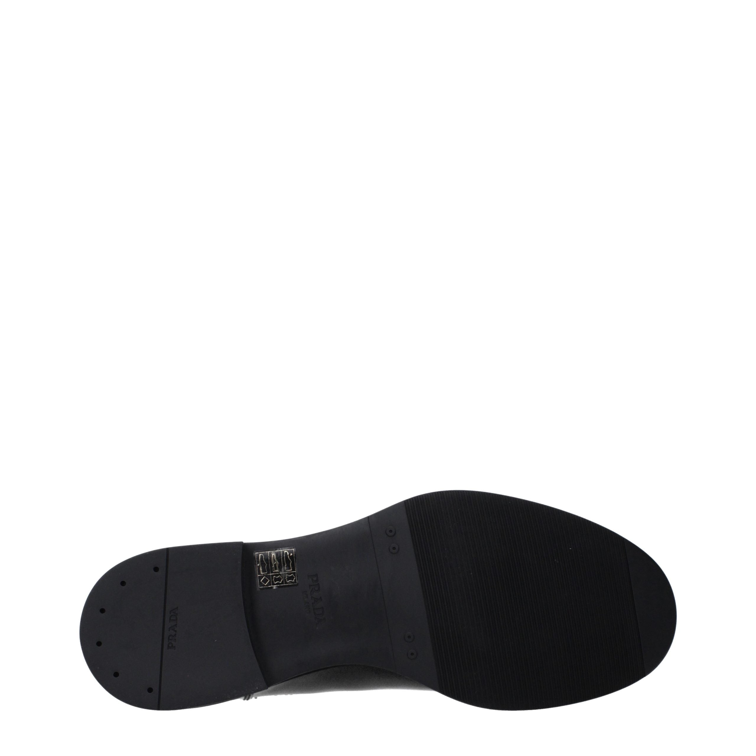 Prada Schwarze Leder-Stiefeletten-5
