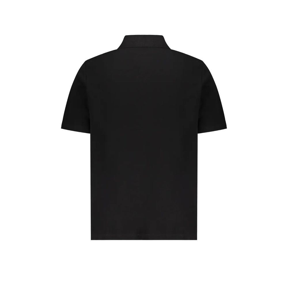 Balmain black cotton polo shirt-2