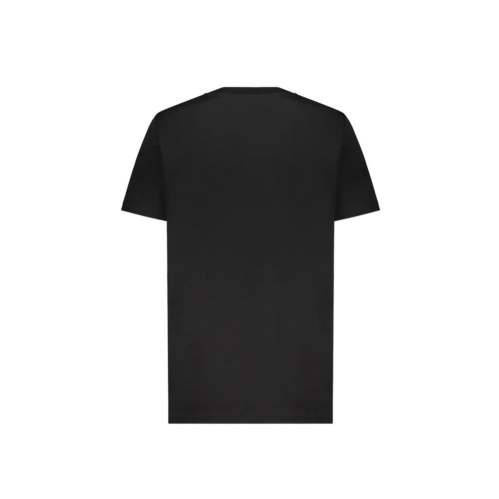 Balmain Schwarzes Baumwoll-T-Shirt-2