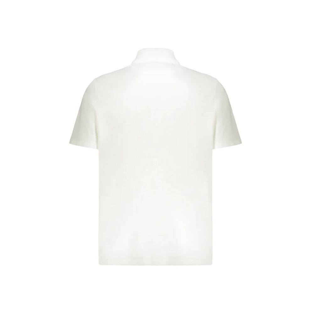 Balmain white cotton polo shirt-2