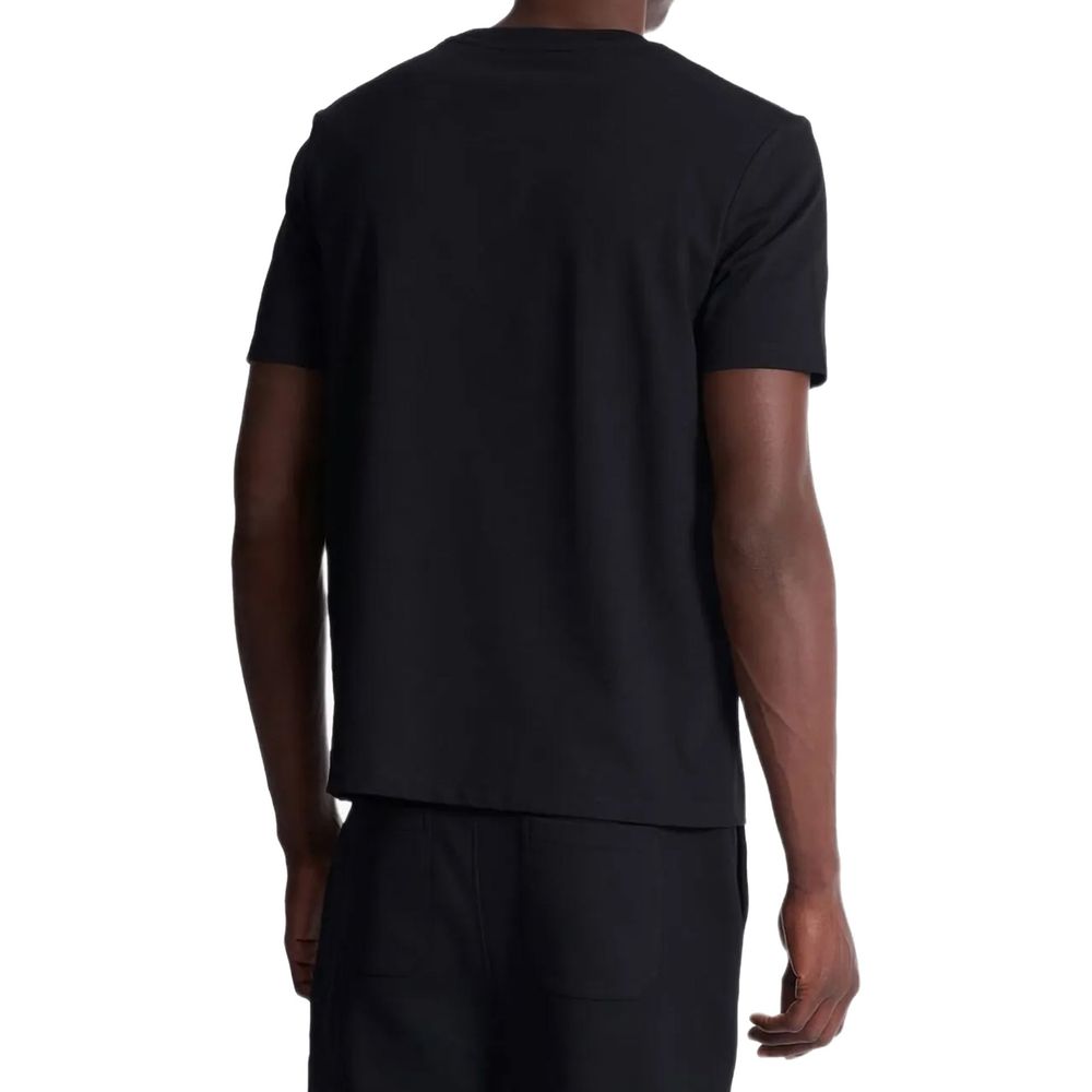 Balmain Black Cotton T-Shirt-3