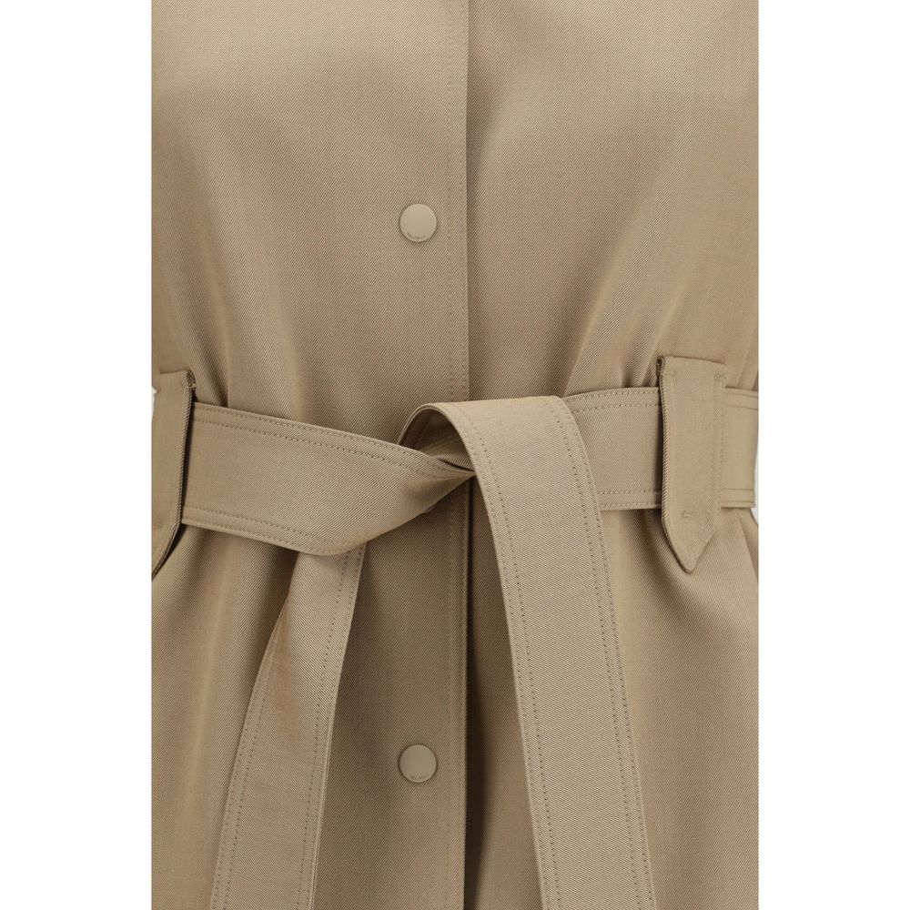 Max Mara Braune Lammwoll-Weste Aries Ärmellose Jacke-3