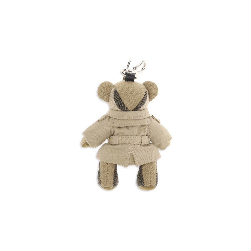 Burberry Beige Cashmere Keychain-2
