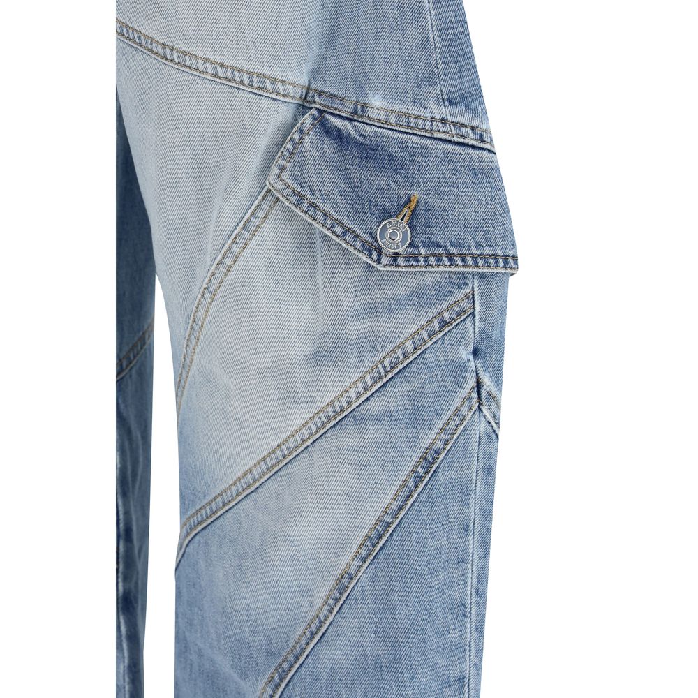 Amiri Blue Cotton Denim Jeans-3