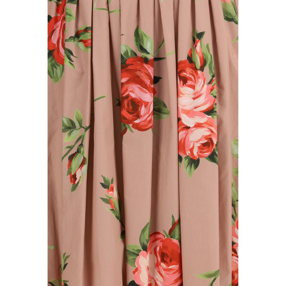 Dolce & Gabbana Multicolor Cotton Casual Dress-3