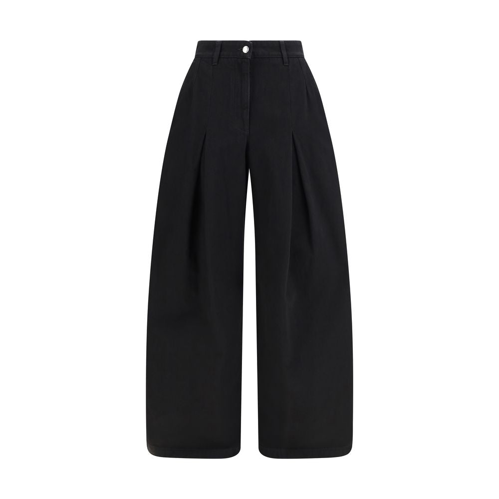 Dolce & Gabbana Black Cotton Denim Jeans-1