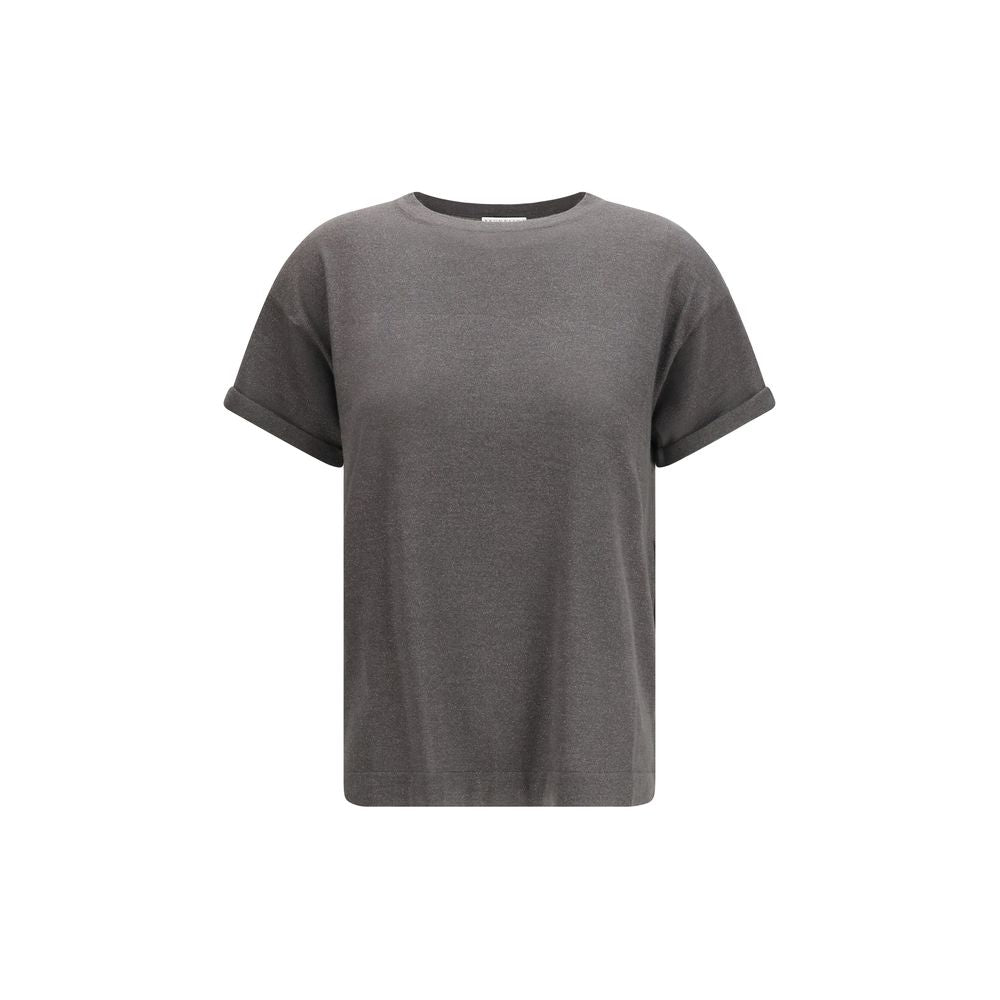 Brunello Cucinelli Grey Nylon T-shirt