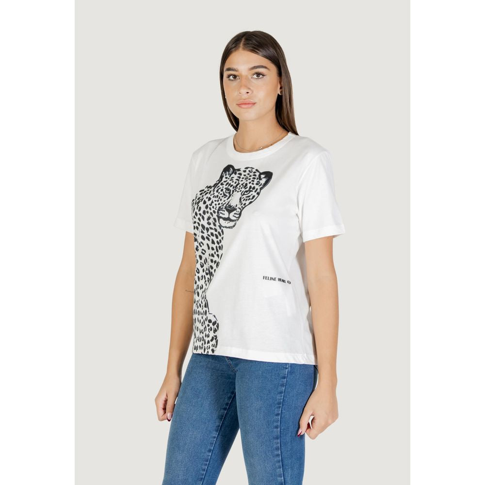 Colcci Weißes Baumwoll-T-Shirt-5