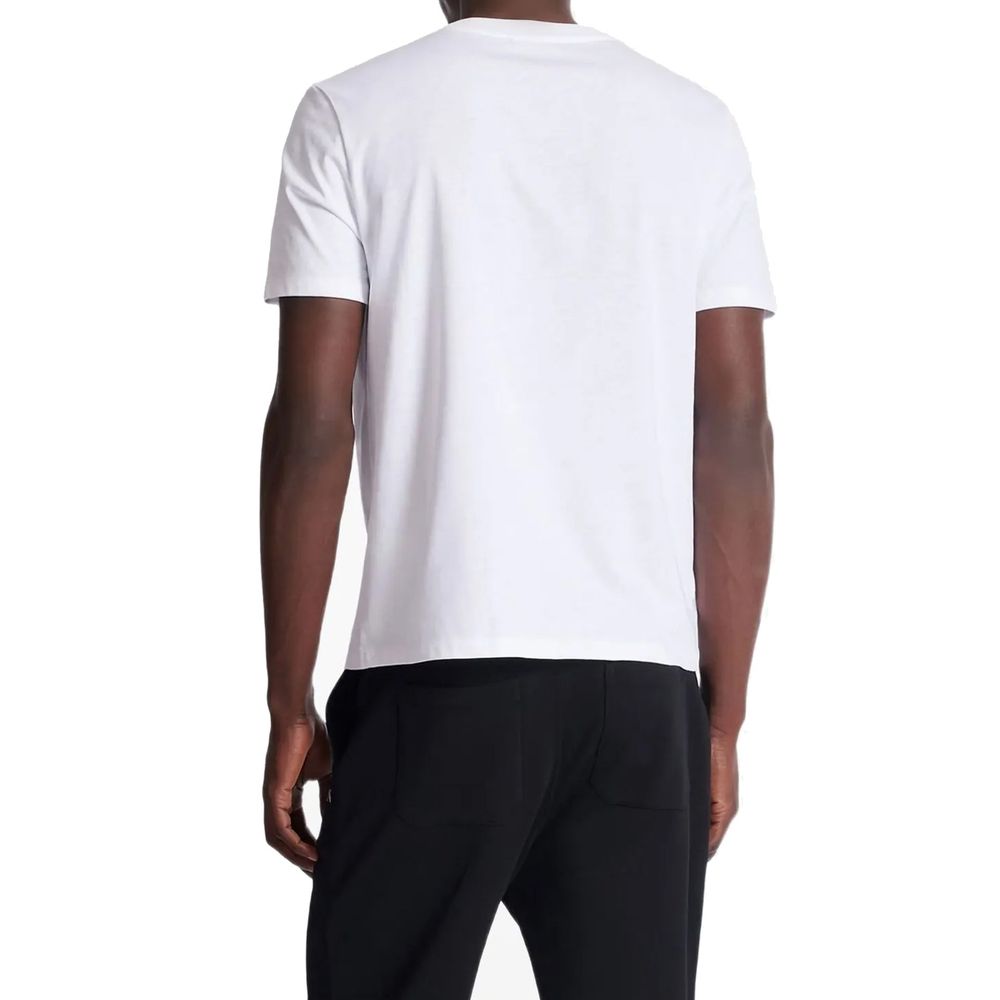 Balmain Weißes Baumwoll-T-Shirt-3