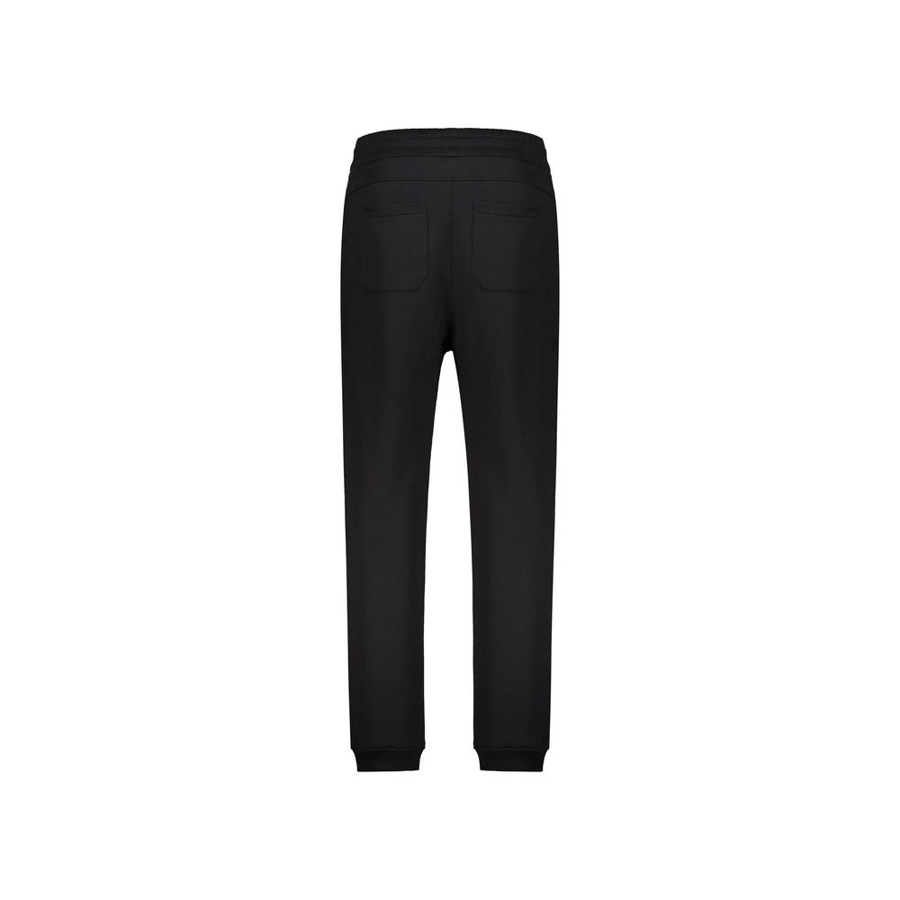 Balmain Black Cotton Jogging Pants (Tracksuit Bottoms)-2