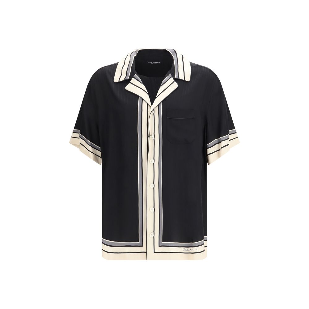 Dolce & Gabbana Multicolor Silk Pattern Shirt-1