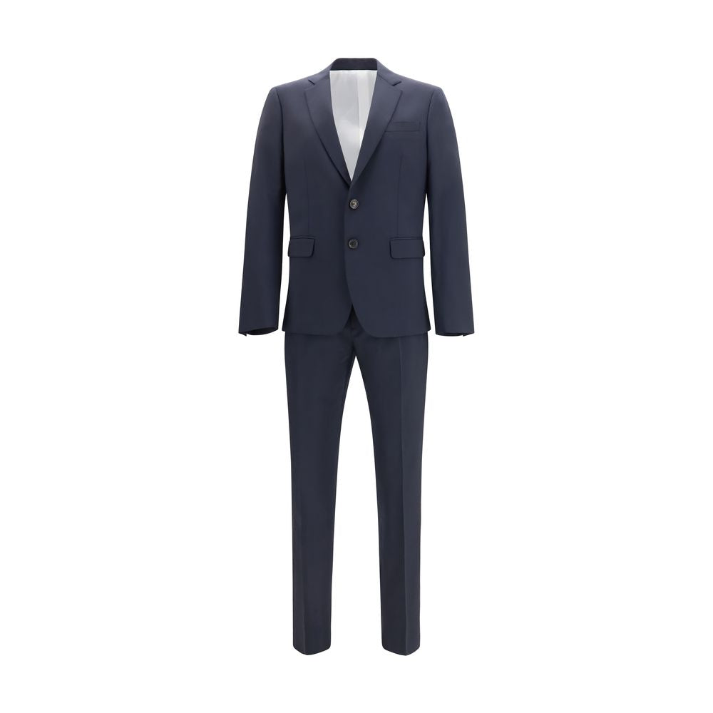 Dsquared² Blue two-piece set made of fleece wool-1