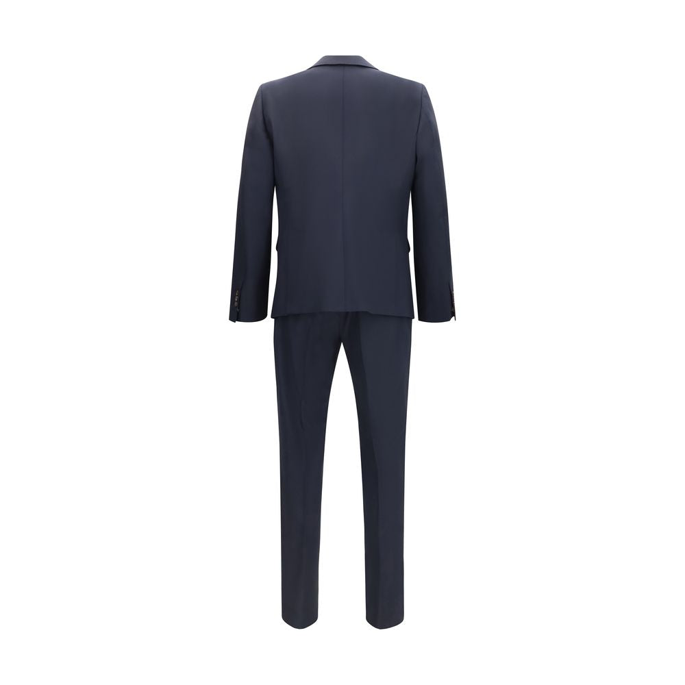 Dsquared² Blue two-piece set made of fleece wool-2