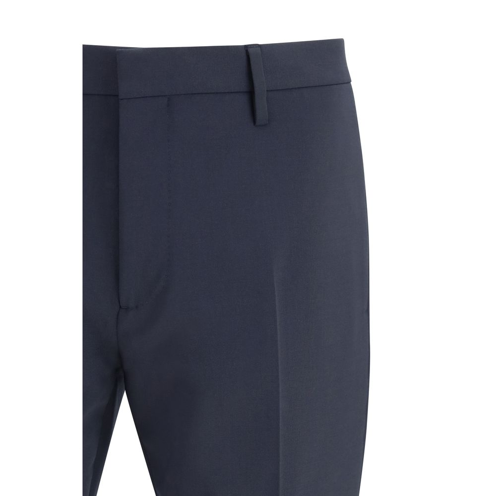Dsquared² Blue two-piece set made of fleece wool-3
