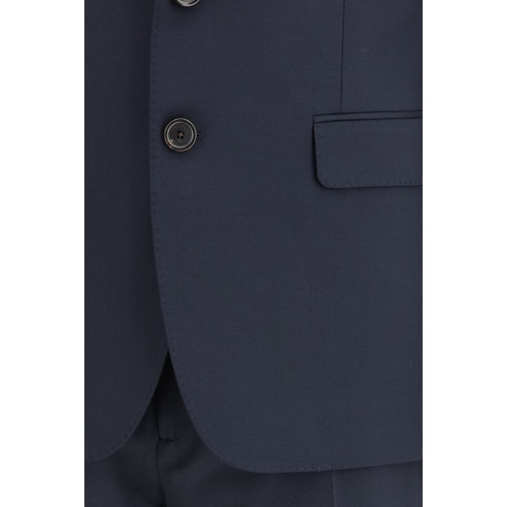 Dsquared² Blue two-piece set made of fleece wool-4
