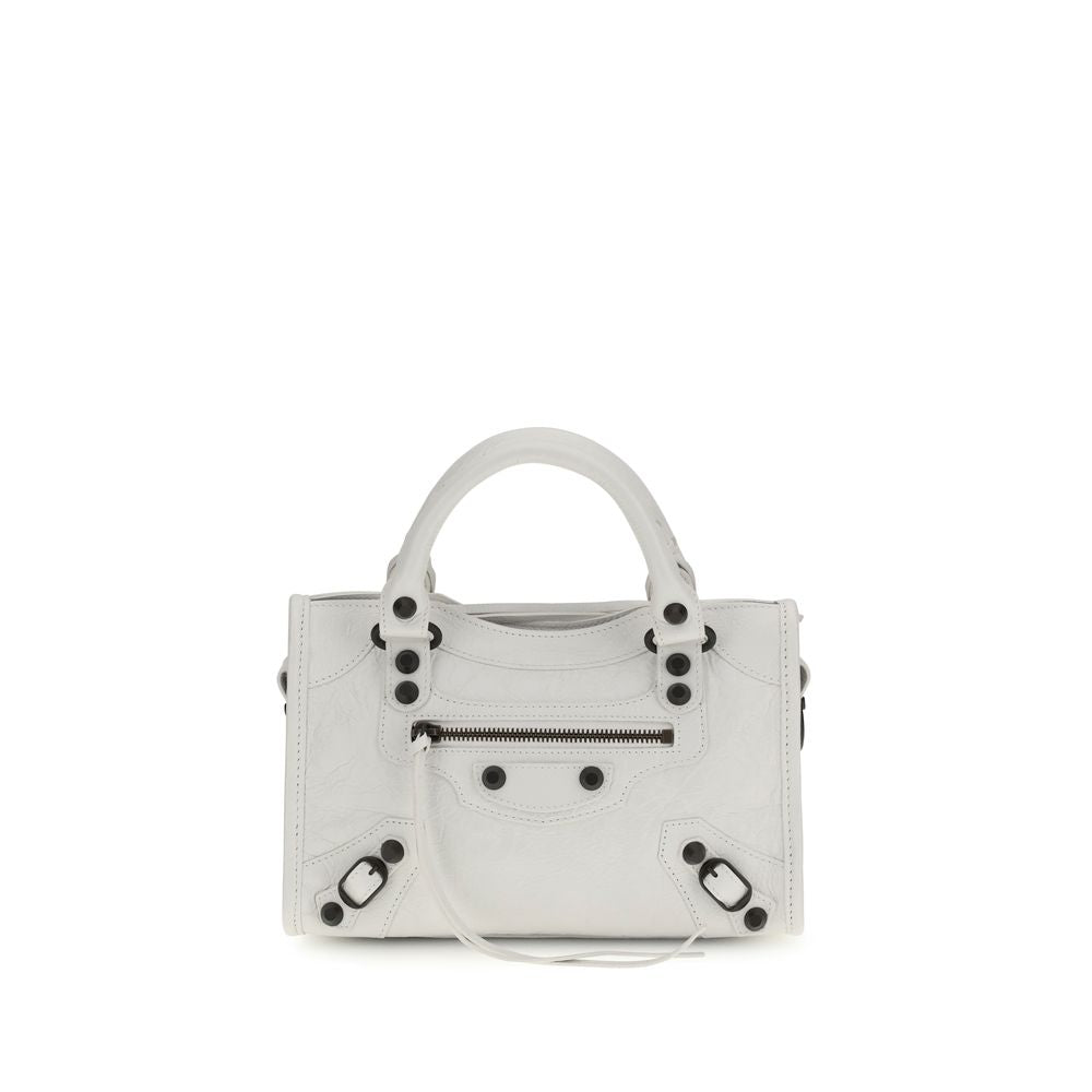 Balenciaga Weiße Kalbsleder Bos Taurus Handtasche