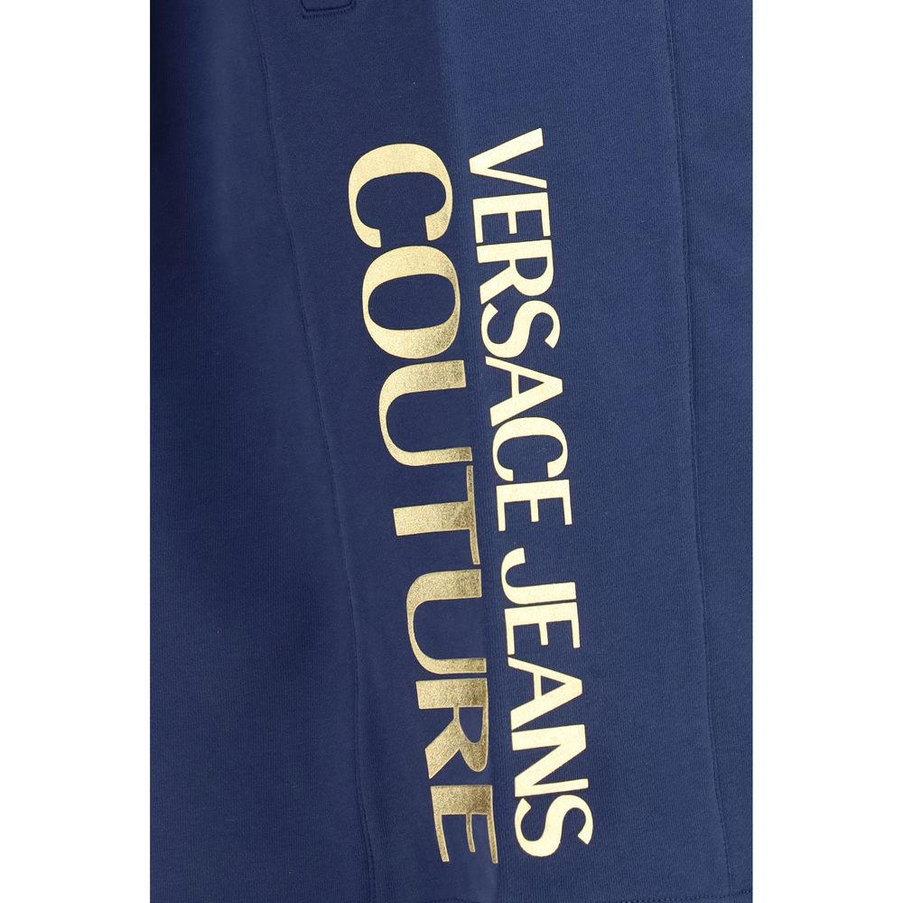 Versace Jeans Blaue Baumwoll-Bermudashorts-3