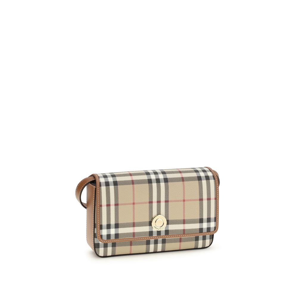 Burberry Beige Polyurethane Shoulder Bag-2