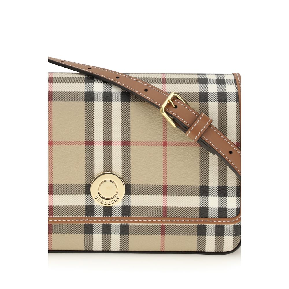 Burberry Beige Polyurethane Shoulder Bag-4