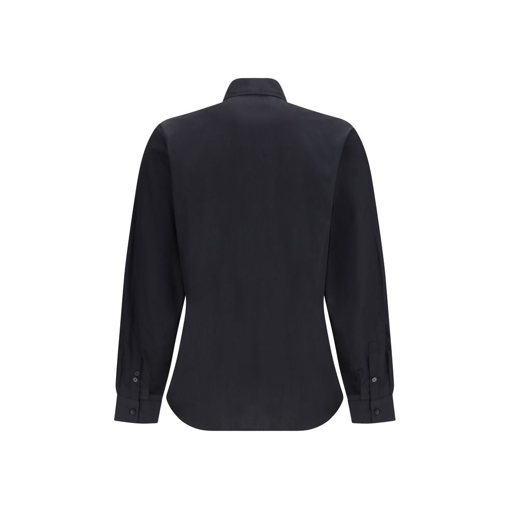 Versace Jeans Black Cotton Shirt-2
