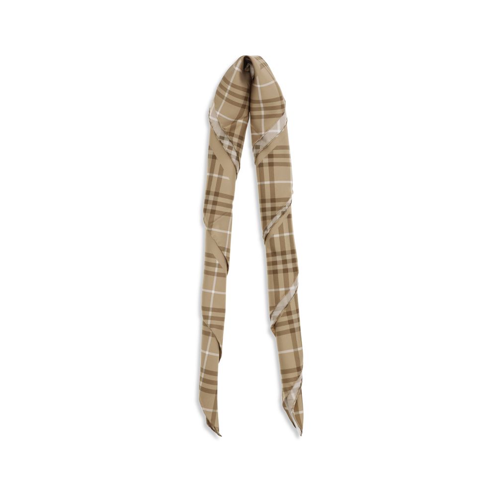 Burberry Beiger Seidenschal-2