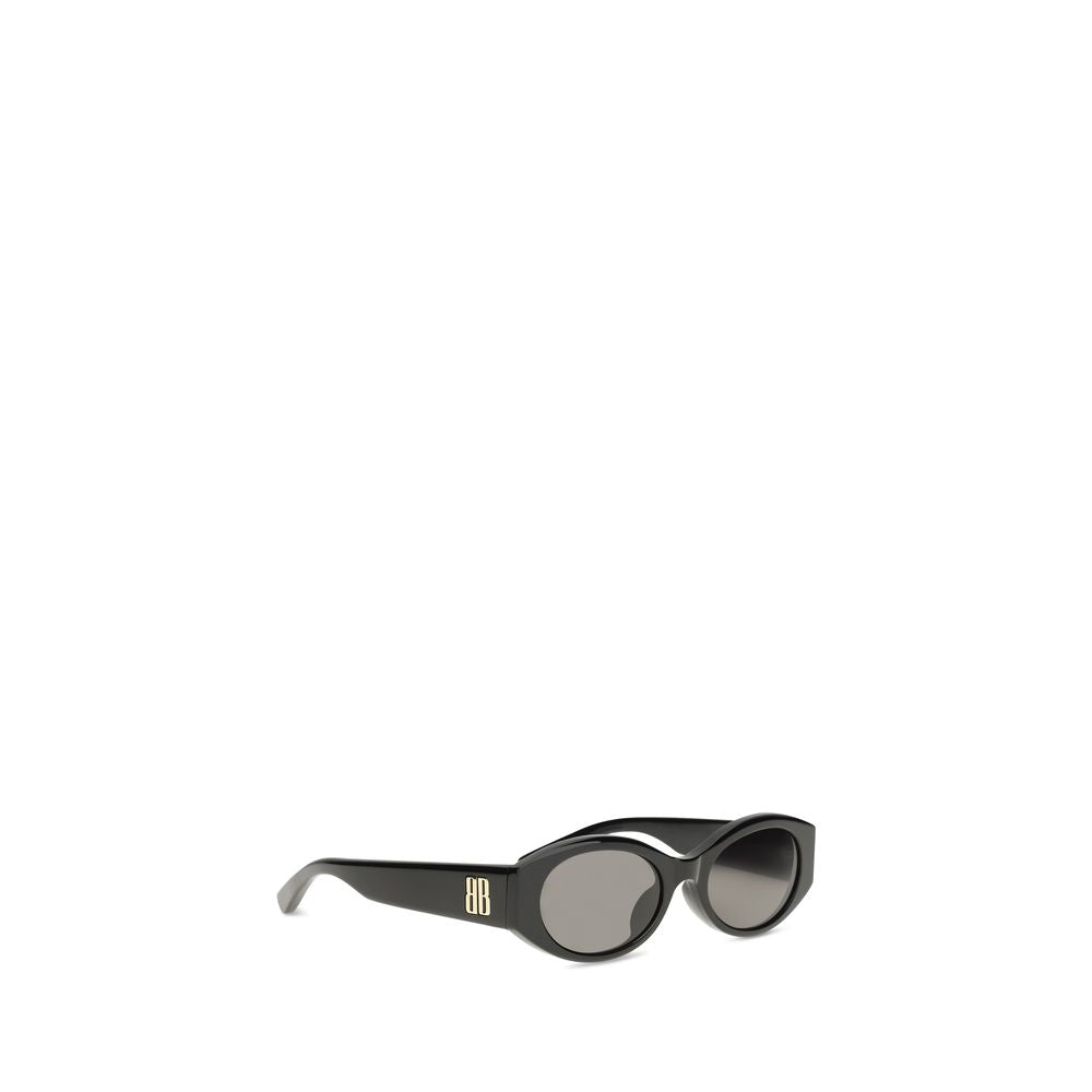 Balenciaga black acetate sunglasses-2