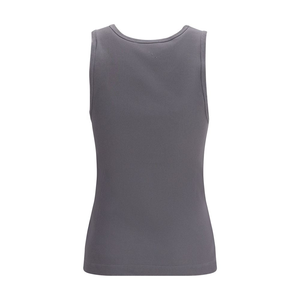 Dolce & Gabbana Grey Cotton Tank Tops-2