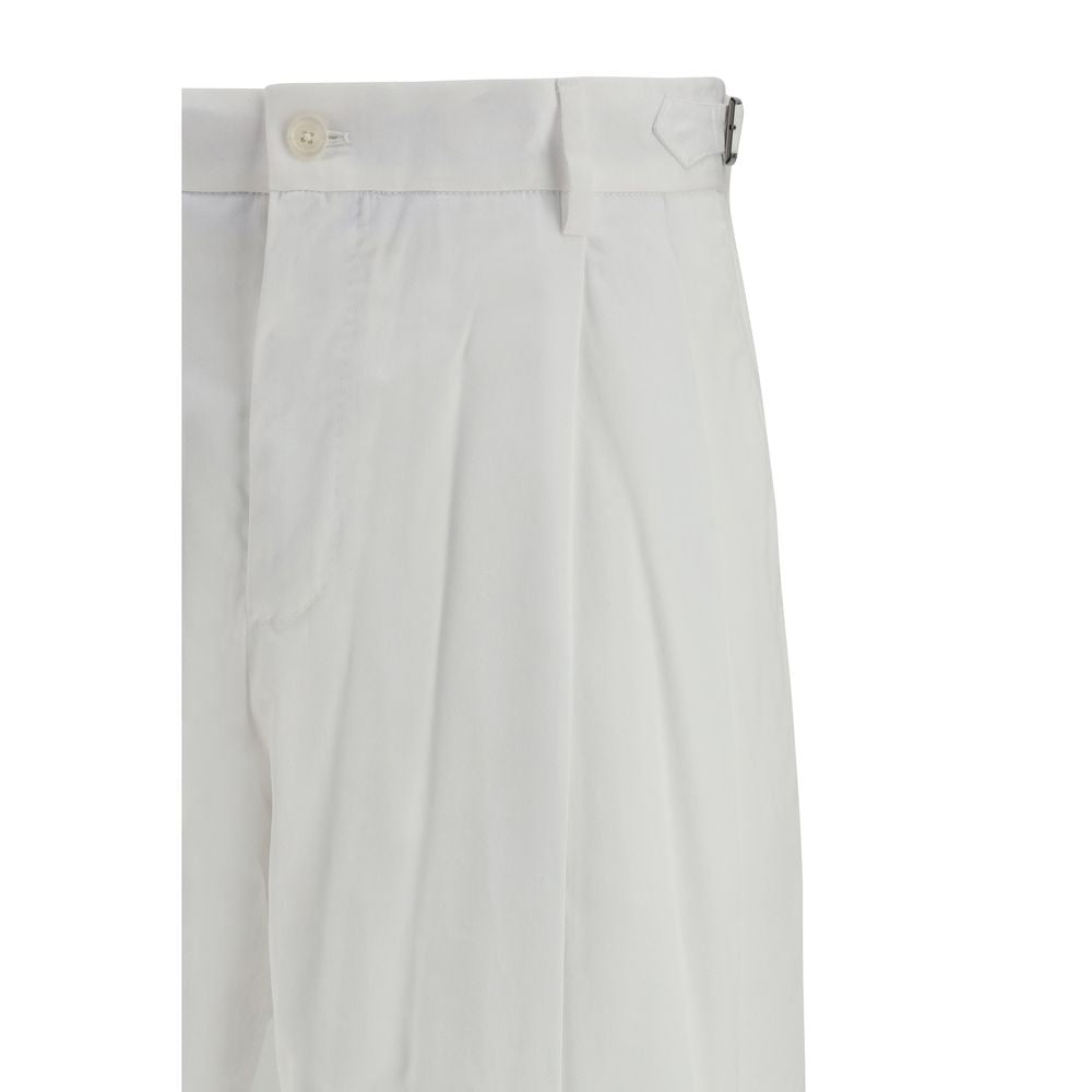 Dolce & Gabbana White Cotton Lounge Pants-3