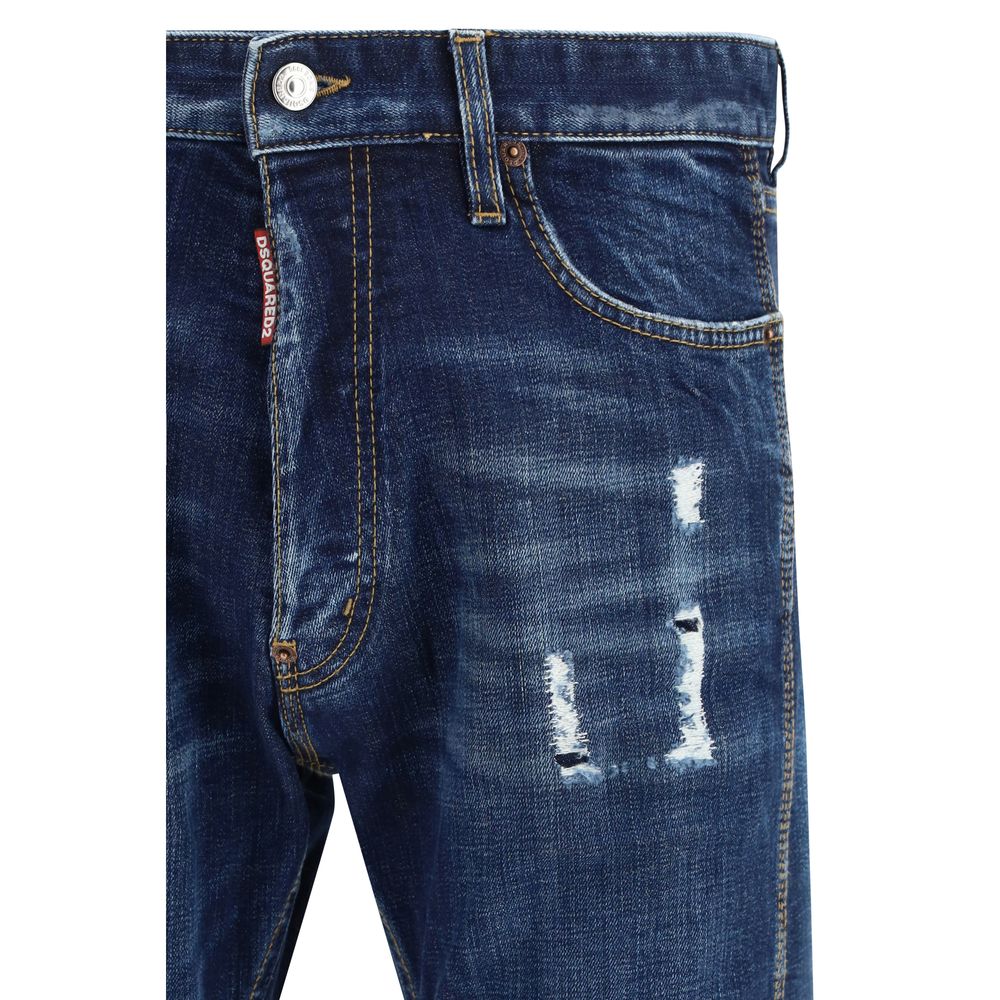 Dsquared² Blue Cotton Jeans Denim-3