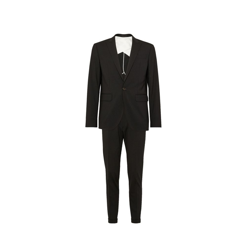 Dsquared² Black Elastane Two-Piece Set-1
