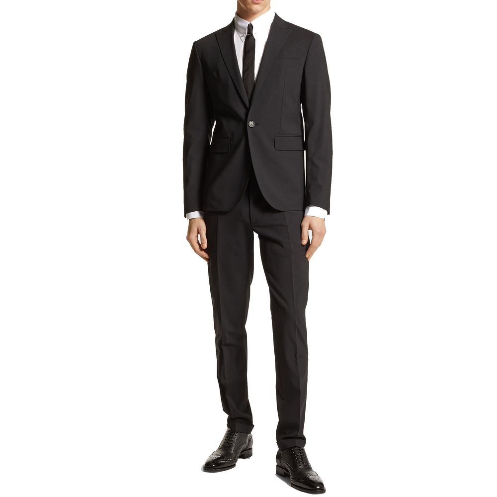 Dsquared² Black Elastane Two-Piece Set-2