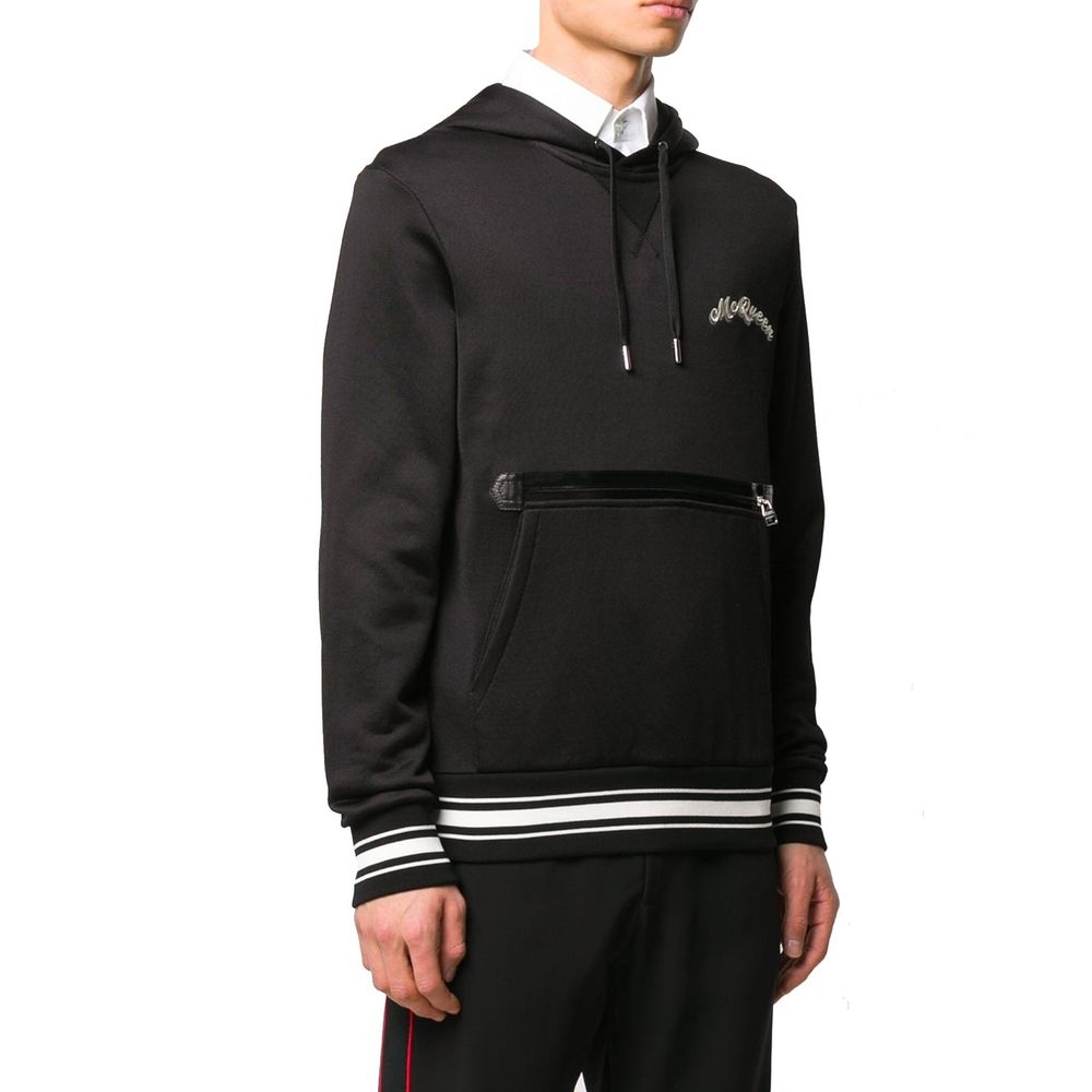 Alexander McQueen Black Cotton Sweatshirt-2
