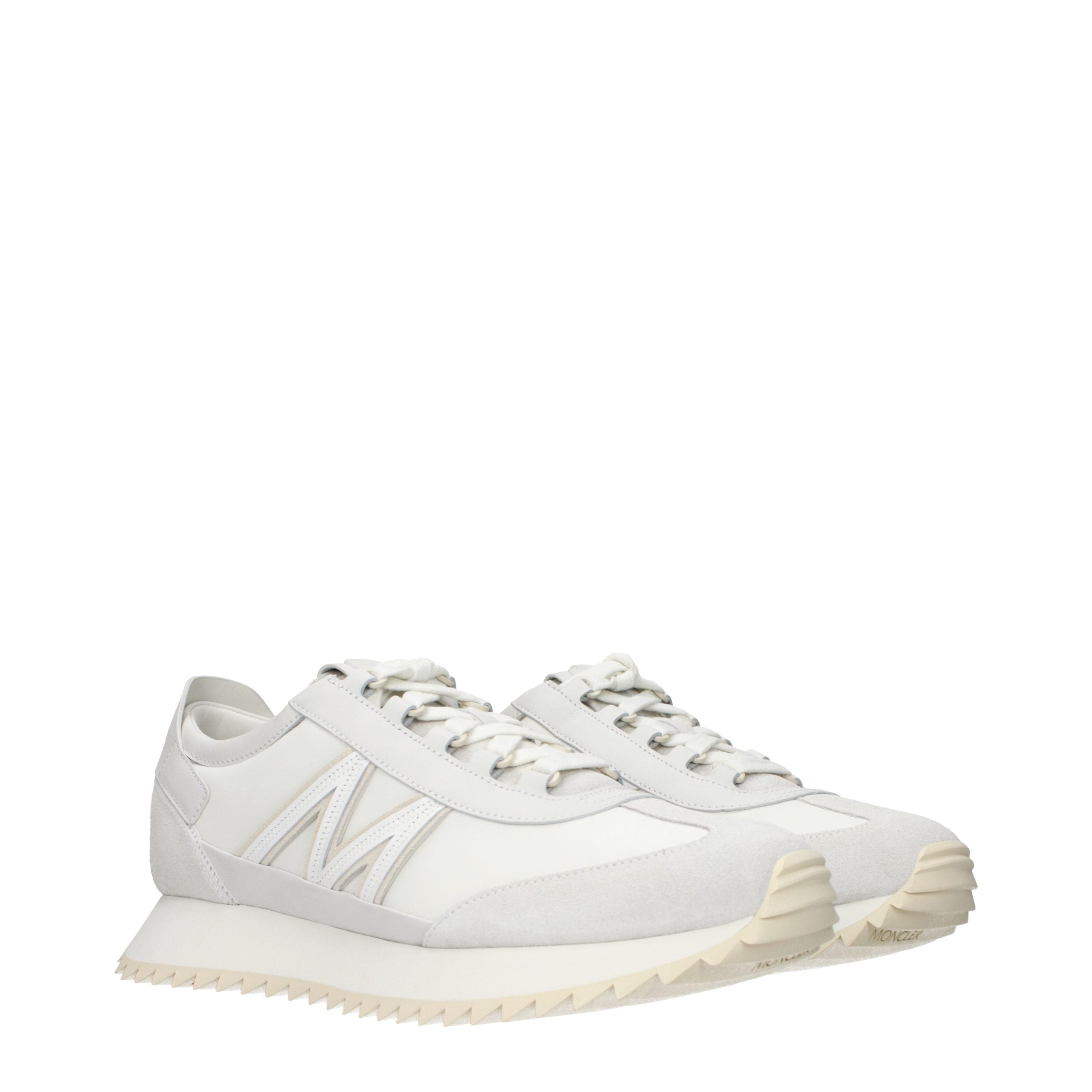 Moncler Weiße Leder-Athletic-Sneaker-2