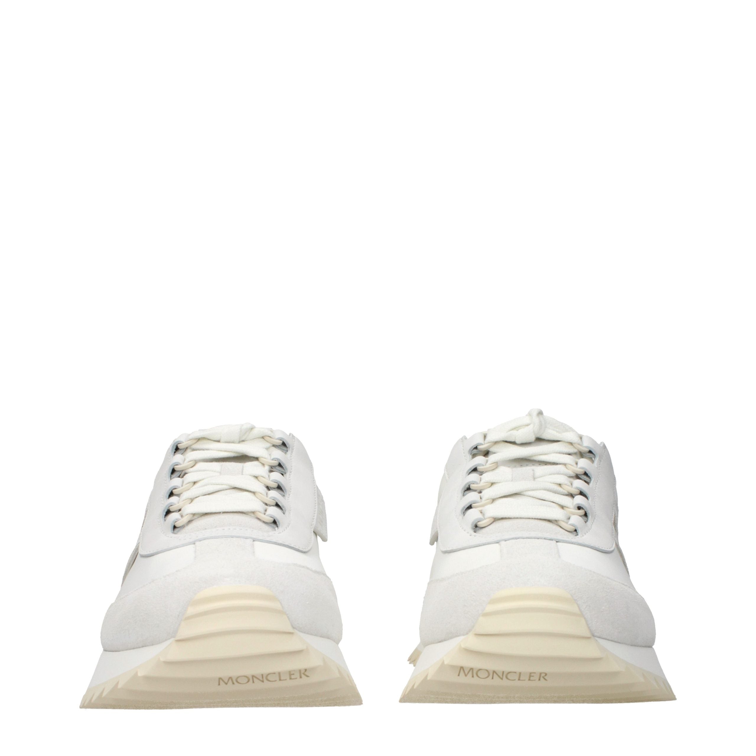 Moncler Weiße Leder-Athletic-Sneaker-3