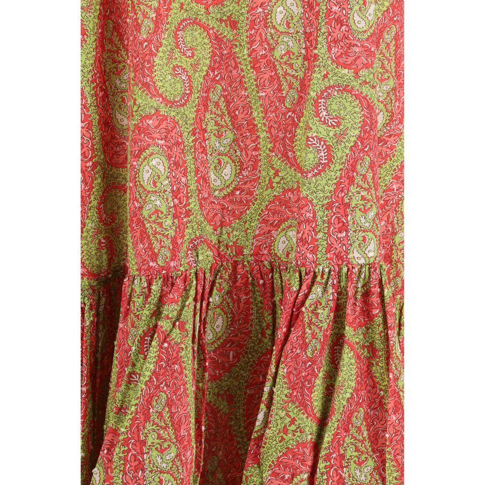 Etro Multicolor Cotton Casual Dress-3