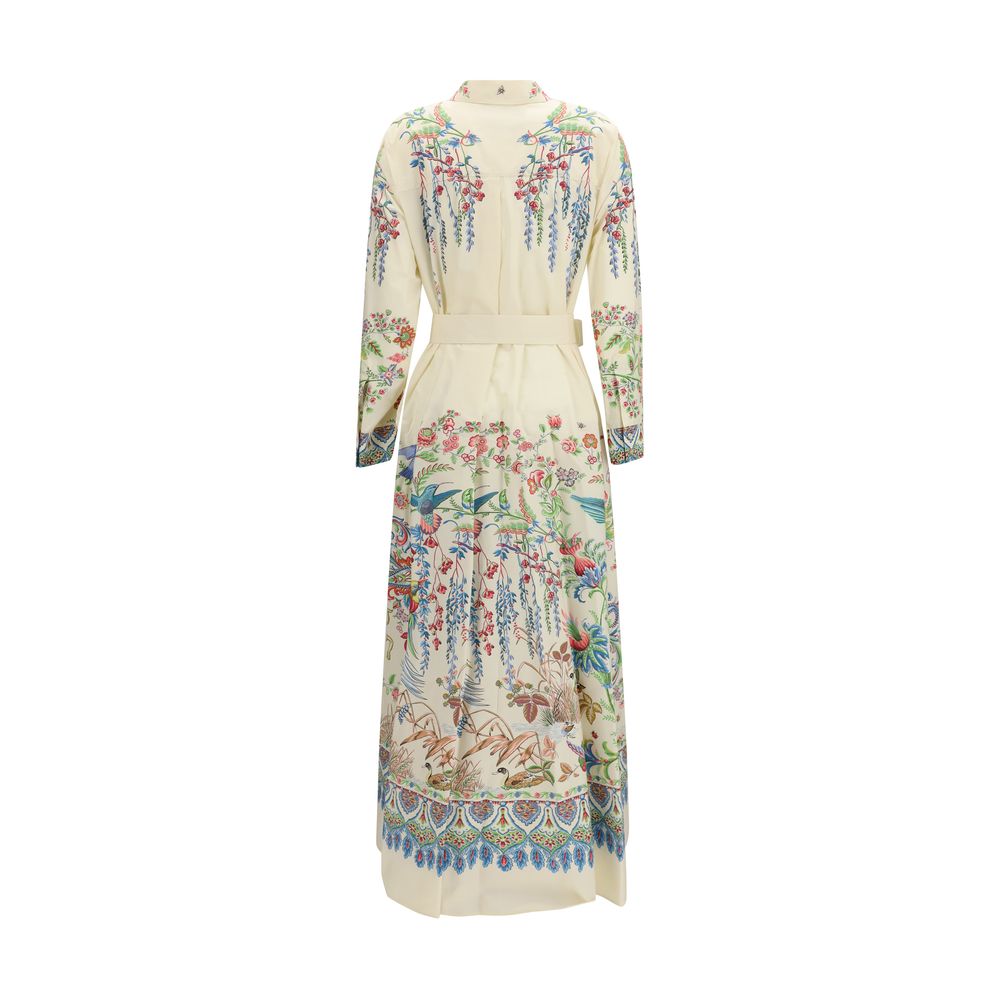 Etro Weißes Baumwoll-Freizeitkleid-2