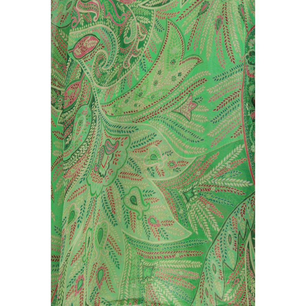 Etro Bicolor Silk Pattern Shirt-3