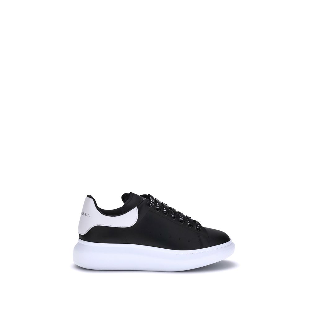 Alexander McQueen Black Bos Taurus Calfskin Platform Sneakers