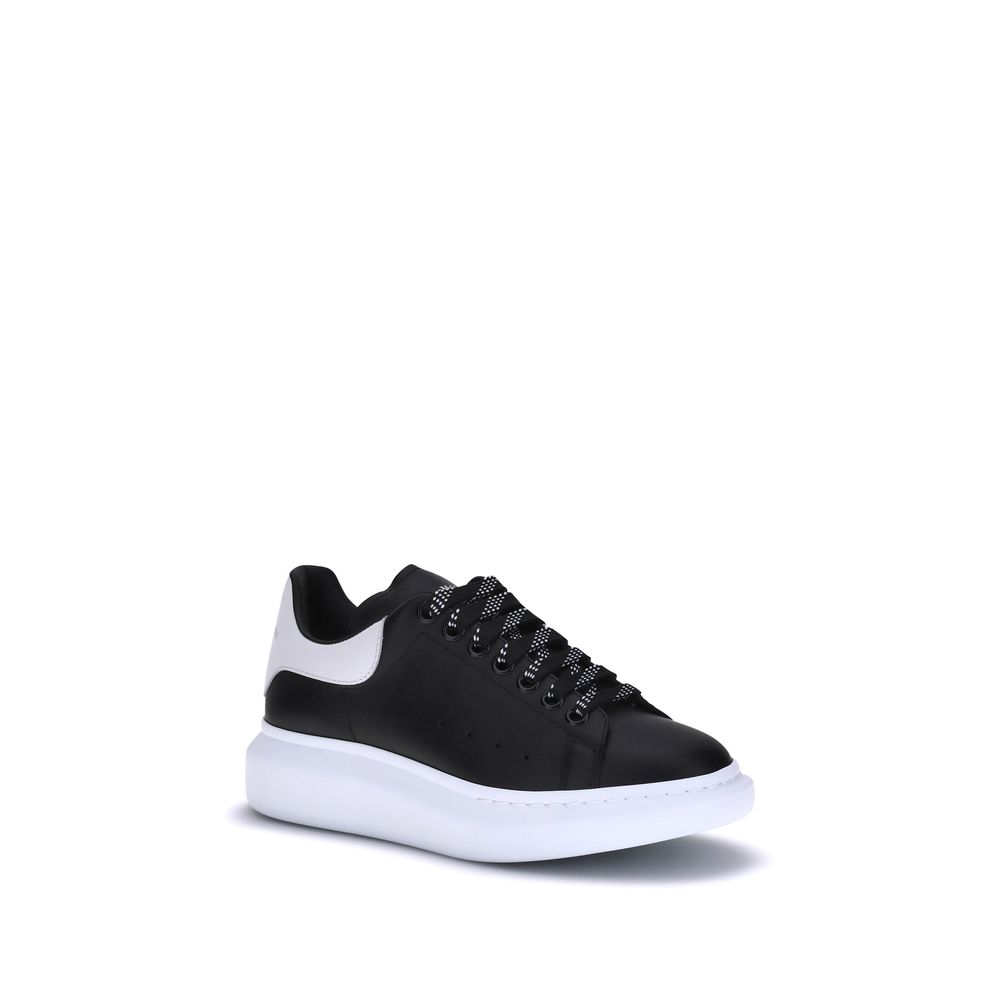 Alexander McQueen Black Bos Taurus Calfskin Platform Sneakers-2