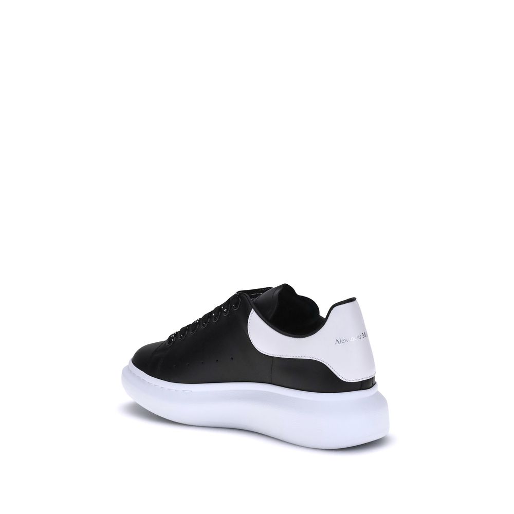 Alexander McQueen Black Bos Taurus Calfskin Platform Sneakers-3