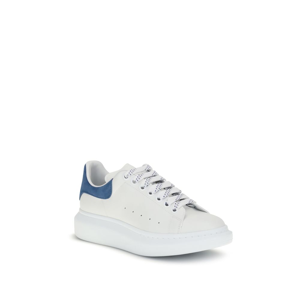 Alexander McQueen Weiße Bos Taurus Kalbsleder Plateau-Sneaker-2