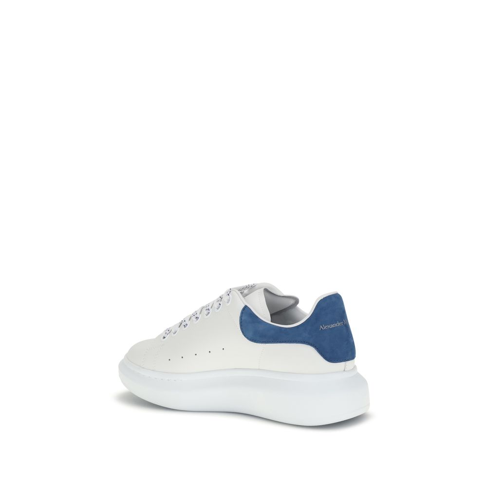 Alexander McQueen Weiße Bos Taurus Kalbsleder Plateau-Sneaker-3