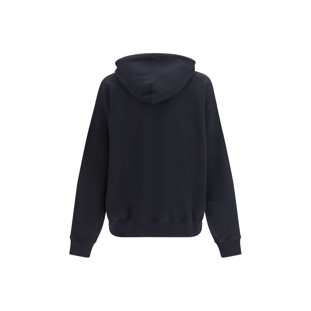 Off-White Schwarzer Baumwoll-Sweatshirt-2
