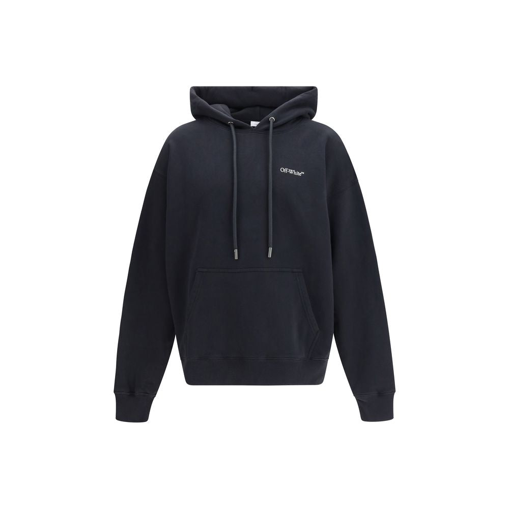 Off-White Black Cotton Sweatshirt-1