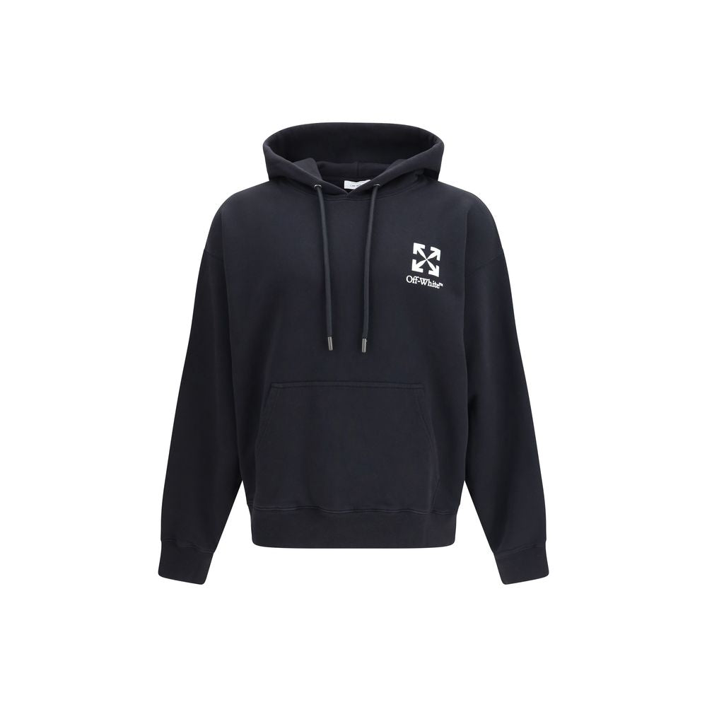 Off-White Black Cotton Sweatshirt-1