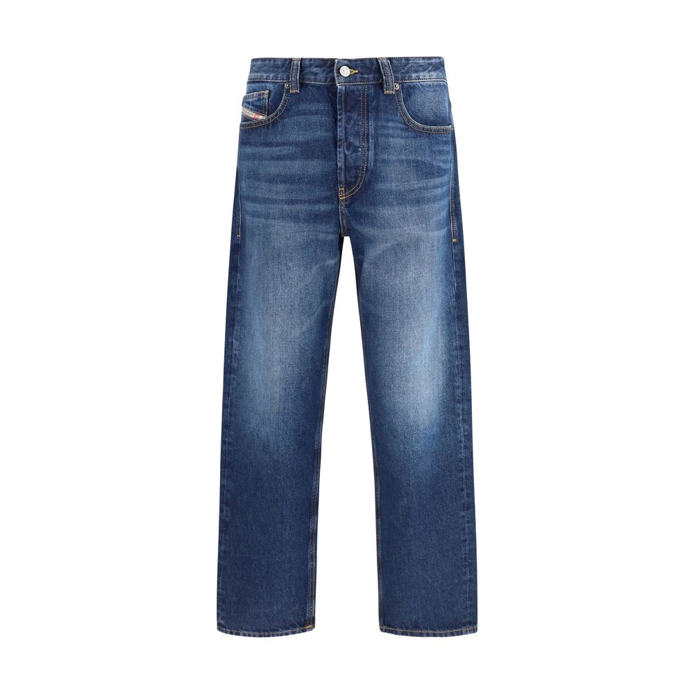 Diesel Blaue Jeans aus Baumwolle, Tapered Fit