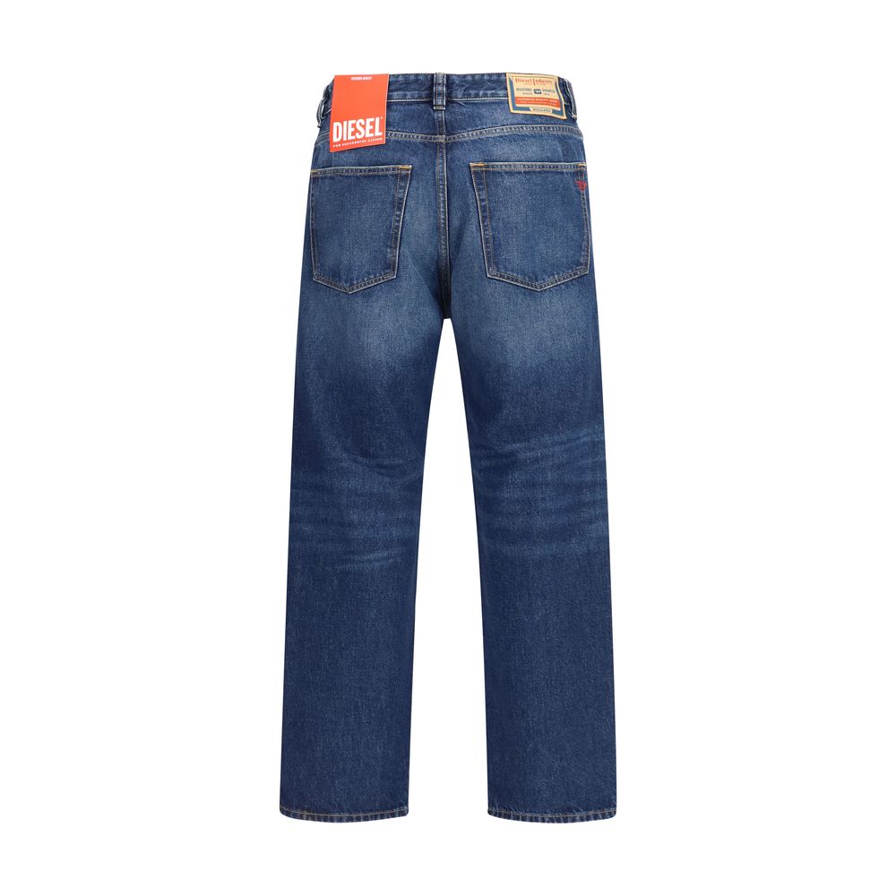 Diesel Blaue Jeans aus Baumwolle, Tapered Fit-2