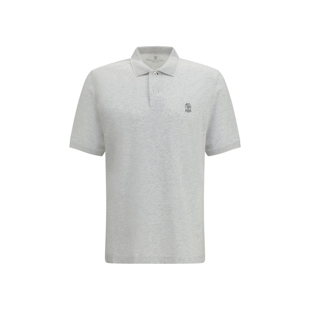 Brunello Cucinelli Gray cotton sweatshirt-1