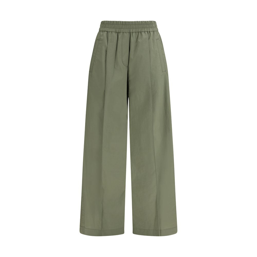 Brunello Cucinelli Two-tone Cotton Leisure Trousers