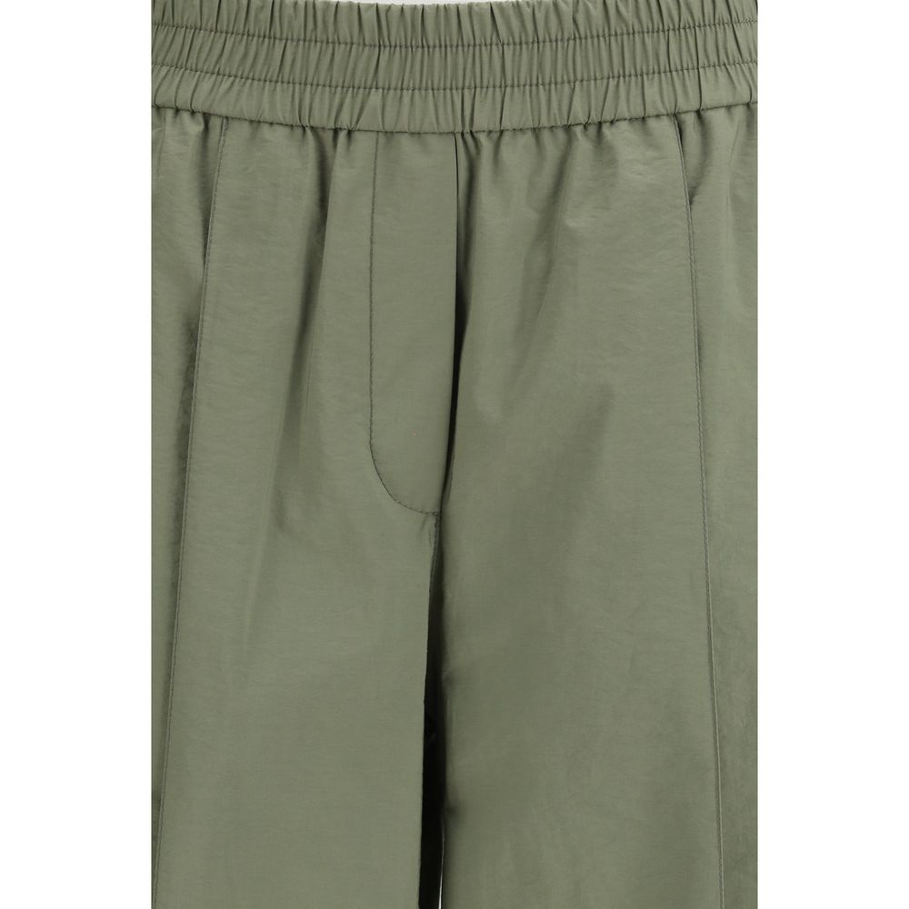 Brunello Cucinelli Two-tone Cotton Leisure Trousers-3